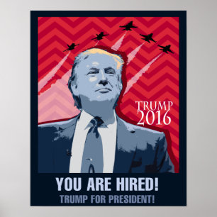 Donald Trump para o poster 2016 do presidente