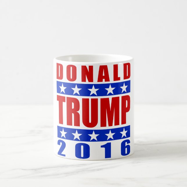 Donald Trump para o presidente 2016 caneca 3 (Centro)