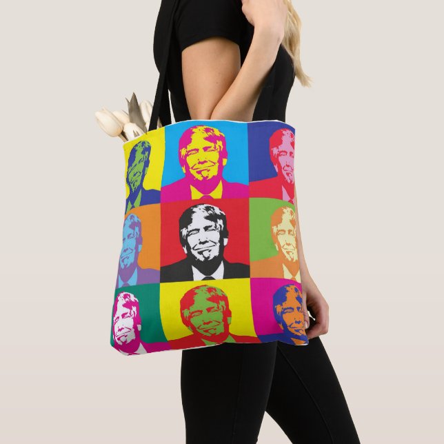 DONALD TRUMP POP ART BOLSA PURSE BAG (Close Up)