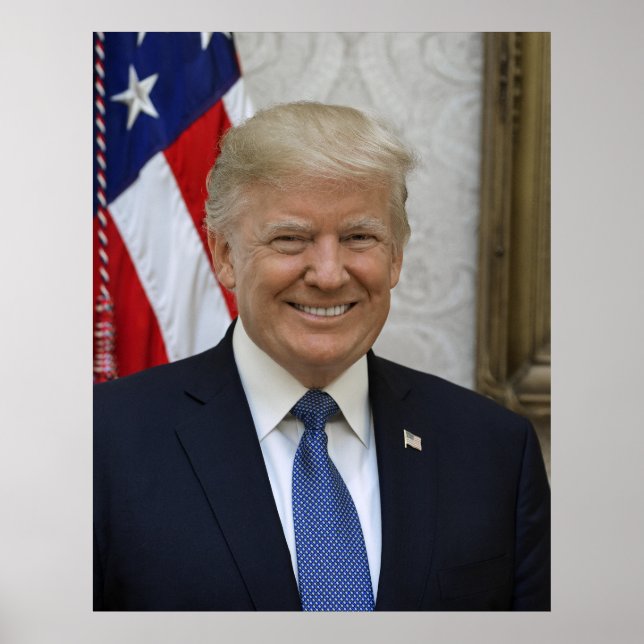Donald Trump Poster do Retrato Presidencial (Frente)
