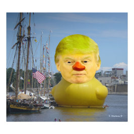 Donald Trump Rubber Amarelo Duck Foto Alargamento