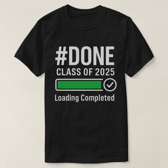#DONE Classe de Camisa de Graduação 2025 - Carrega (Frente do Design)
