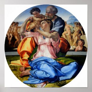 Doni Tondo por Michelangelo - poster