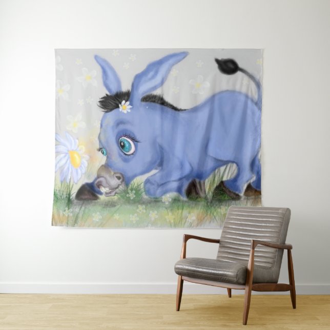 Donkey e Daisy Tapeçaria (In Situ (Horizontal))