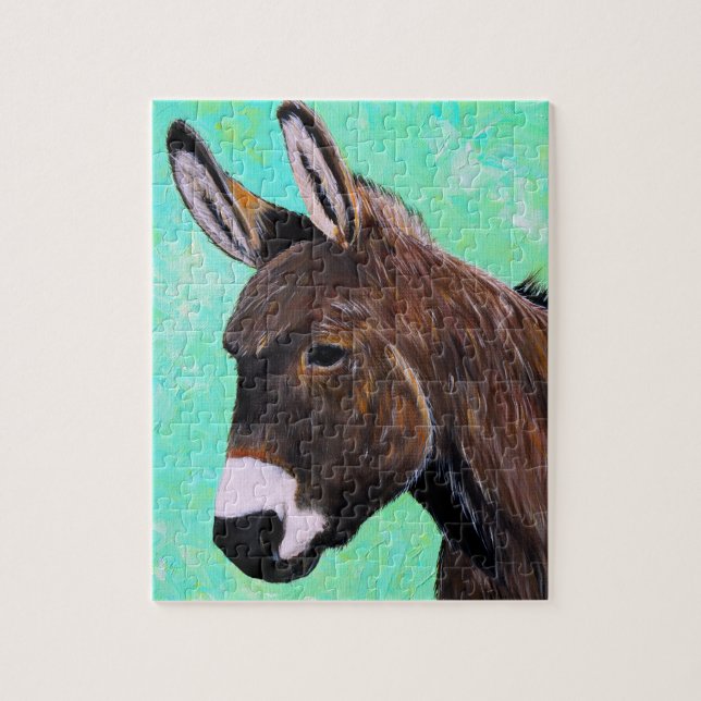 Donkey Painting Quebra-cabeça (Vertical)