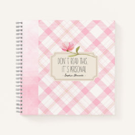 Don't Read This, It's Personal – Cute Pink Floral
