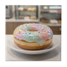Donut de Revestimento de Vidro Pastel Caprichoso  