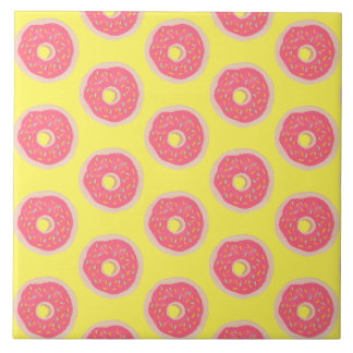 Donuts com Purpurina Rosa Tendência Padrão Diverti