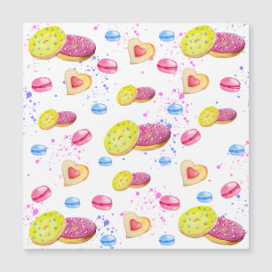 Donuts doces com cobertura colorida