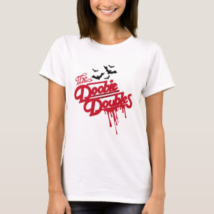 Doobie dobra morcegos e camiseta do Dia das Bruxas