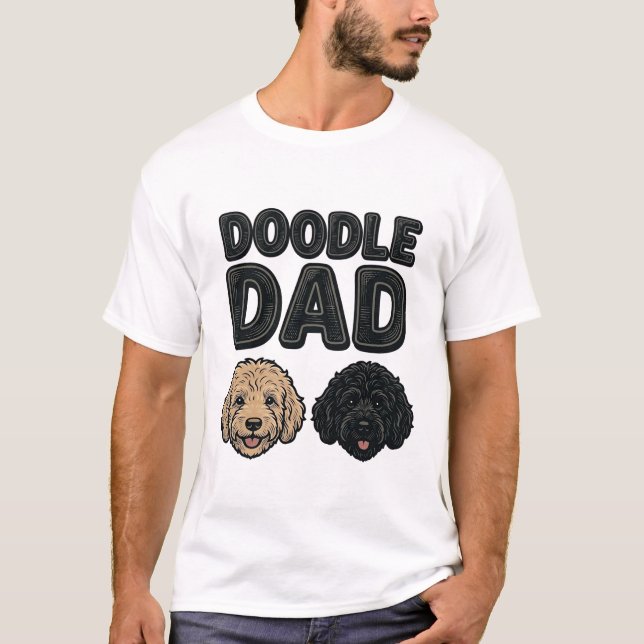 Doodle Pai Camisa Vintage do Papai Design_1 (Frente)