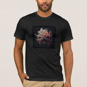 Dor de Artéria — Camiseta de Caveira Floral Gótica