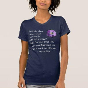 Dor e risco - Anais Nin - camisa