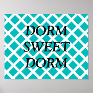 Dorm Sweet Dorm Poster personalizável