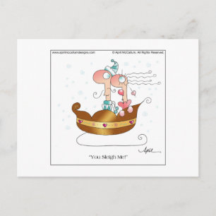 DORME! Cartão postal de April McCallum