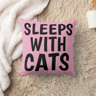 DORME COM GATOS almofada de gato