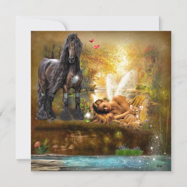 Dormir para Sonhar Fada e Fantasia de Cavalo (Frente)