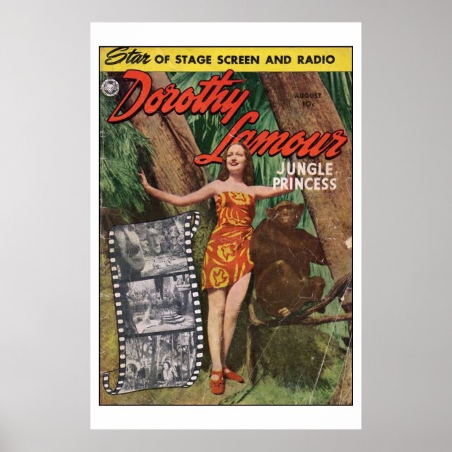 Dorothy Lamour Jungle Princess Poster (Frente)