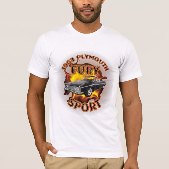 Dos homens de Plymouth da fúria camisa 1963 de (Frente)