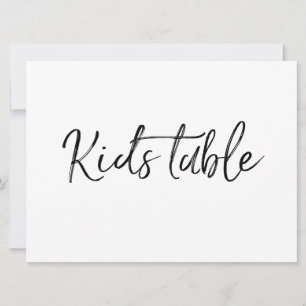 Dos "mão à moda do sinal da mesa miúdos"