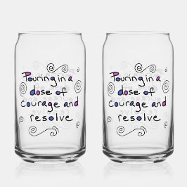 Dose of Courage Glass