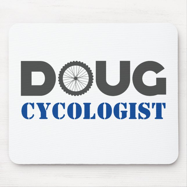 Doug Mountain Biker Mouse Pad (Frente)