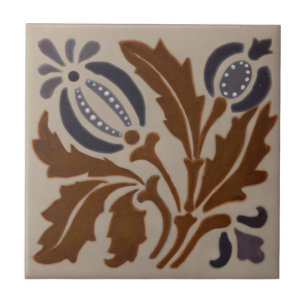 Doulton Lambeth Nouveau Barbotine Antiquário Repr