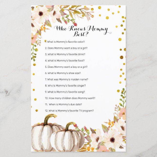 Dourada abóbora Aquarela Que Conhece O Melhor Jogo (Frente)