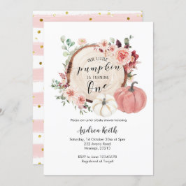 Dourada abóbora rosa está fazendo um convite