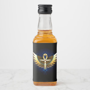 Dourada Ankh com Asas