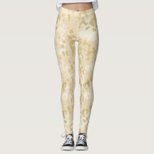 Dourada camuflagem Leggings