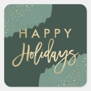 Dourada Confetti Adesivos de férias