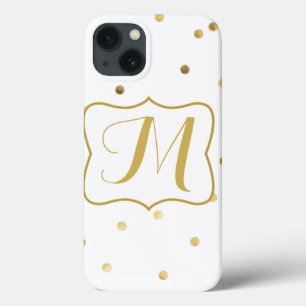 Dourada Confetti Monograma IPAD AIR Case