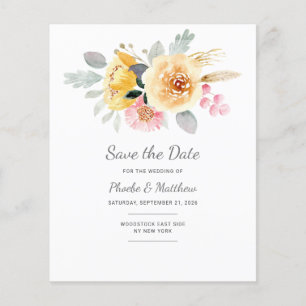 Dourada Cor de Água, Rosa, Floral Moderna, Botân