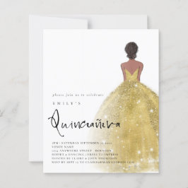 Dourada do orçamento, garota escura de cabelo QR Q