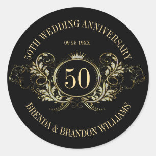 Dourada e prata com um adesivo quadrado