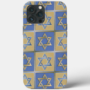 Dourada Estrela Azul de David Art Panels Case-Mate