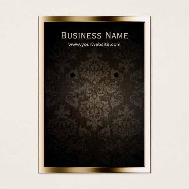 Dourada fronteira de luxo - Detentor de Máscaras (Frente)