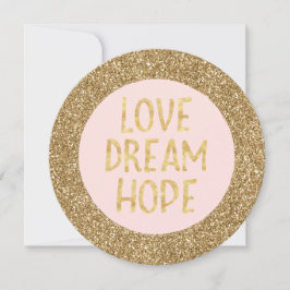 Dourada Glitter Sparkle Glitz Ama Esperança do Son