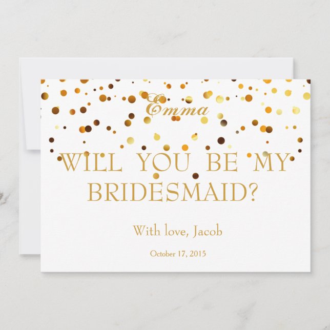 Dourada Glitter, Você Será Meu Convite Para A Brid (Frente)