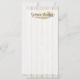 Dourada pena boêmica sobre Conselhos de madeira ru