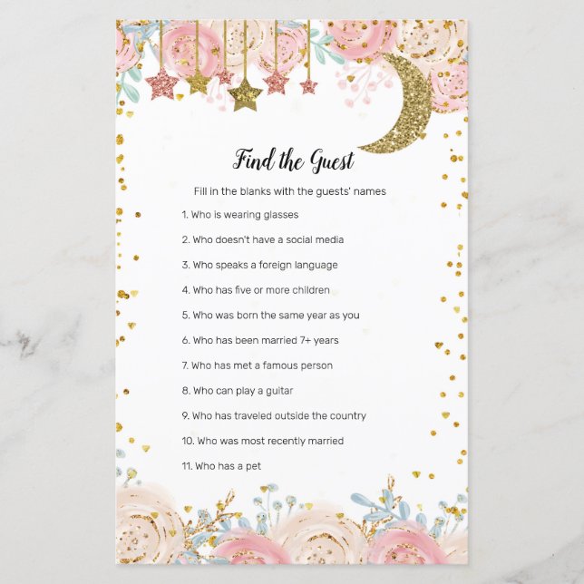 Dourada reviravolta Encontre o jogo de convidados (Frente)