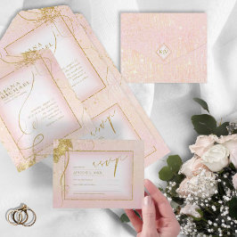 Dourado Abstrato V3 Blush ID867