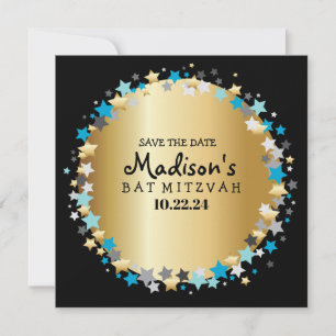 DOURADO Aqua Dourada Stars Bar Bat Mitzvah Salvar