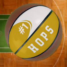 Dourado basquete branco personalizado