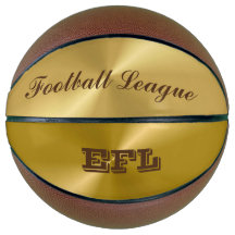 Dourado basquete de aparência metálica