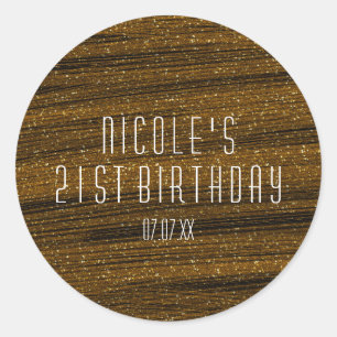 Dourado brilho brilhante e adesivos favoritos do p