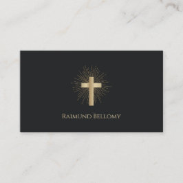 Dourado Cartão de visita