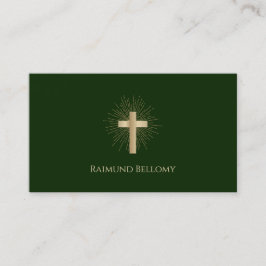 Dourado Cartão de visita