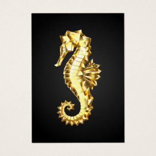 Dourado Cavalo de Mar Poligonal